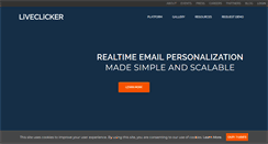 Desktop Screenshot of liveclicker.com